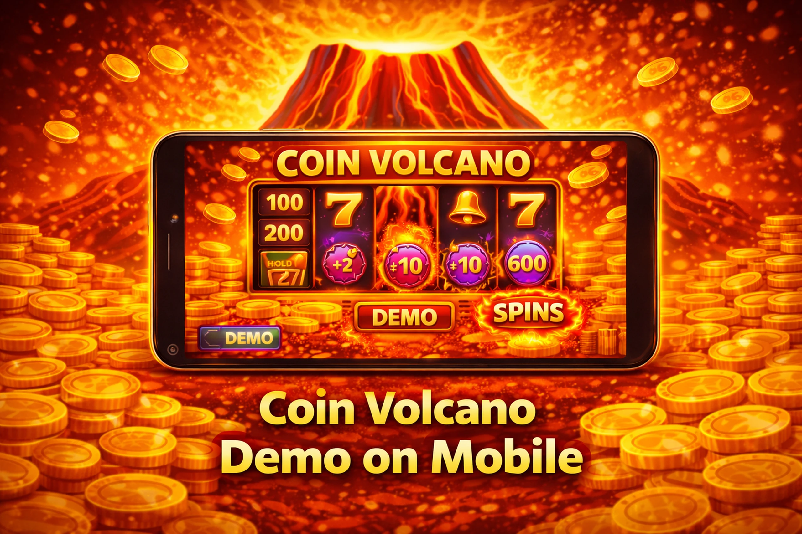 Coin Volcano Demo on Mobile